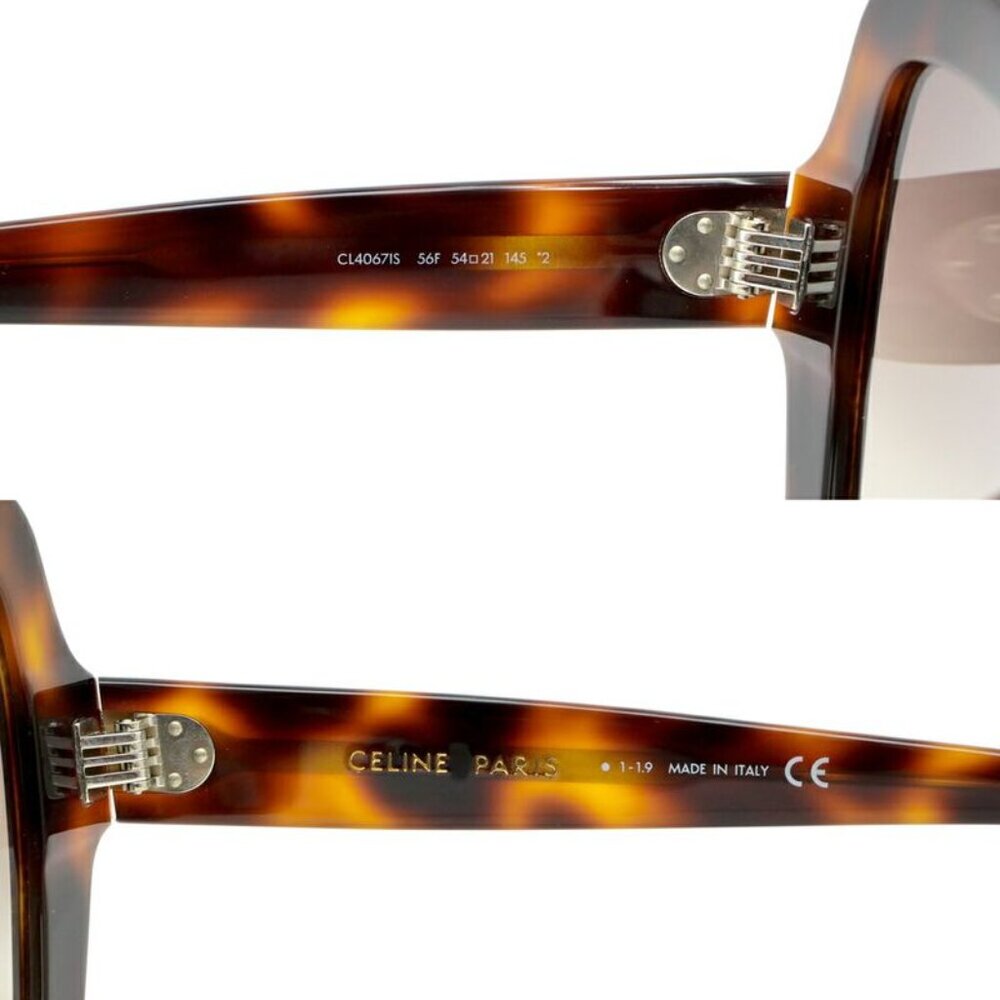 Celine Sunglasses Rhinestone Brown Silver - Picture 6 of 9